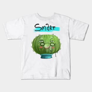 Cute Cactus Smart Kids T-Shirt